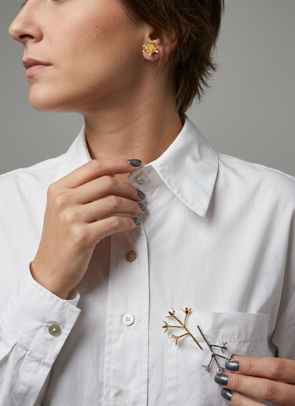 Broche Gipsofila