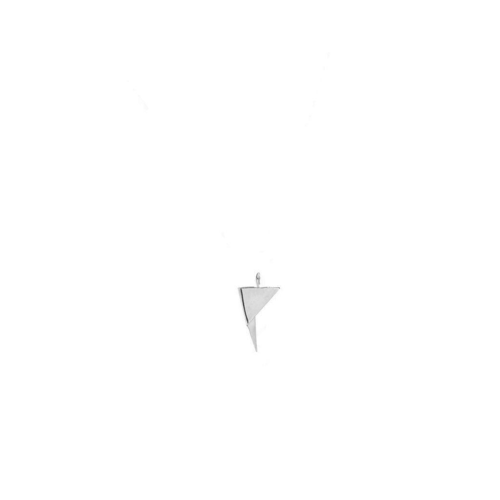 Pingente Origami P Prata 1 cm